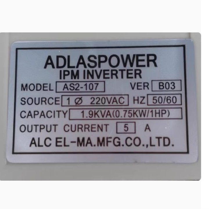 ADLEEPOWER 주파수 변환기 AS2-104 220V 0.4KW 제품 이미지