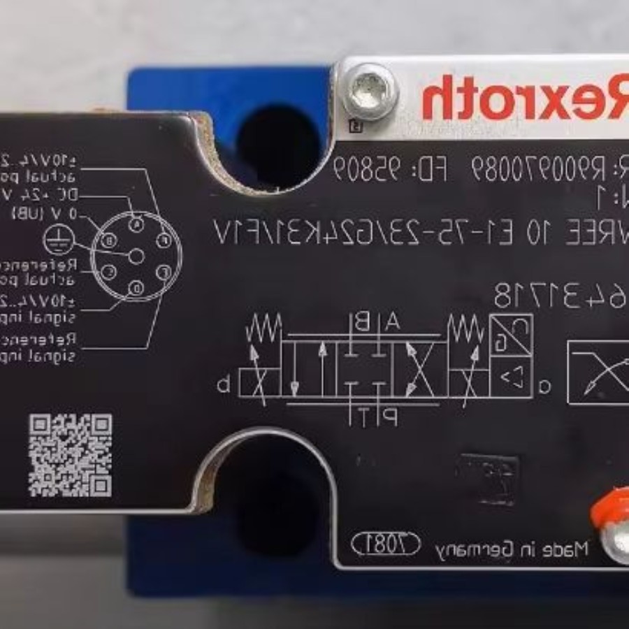 R900970089 4WREE10E1-75-2XG24K31F1V 새제품 비례 밸브 제품 이미지