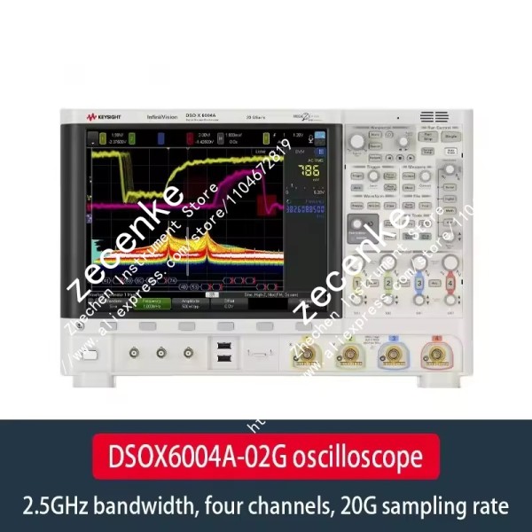 키사이트 DSOX6002A 02G 오실로스코프 대역폭 업그레이드 2.5GHz 2 아날로그 채널 샘플링 속도 제품 이미지