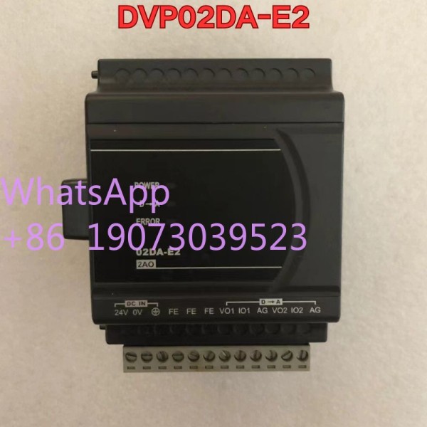 중고 PLC 모듈 DVP02DA-E2 기능 테스트는 정상입니다 제품 이미지