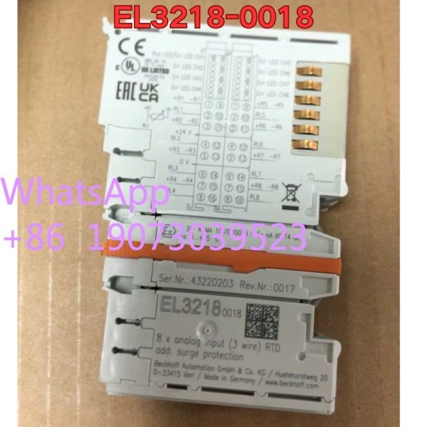 중고 Beckhoff 모듈 EL3218-0018 기능 테스트는 정상입니다 제품 이미지