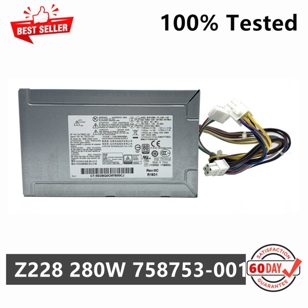 HP Z228 280W 전원 공급 장치 D13-280P1A DPS-280AB-52 A 758652-001 제품 이미지