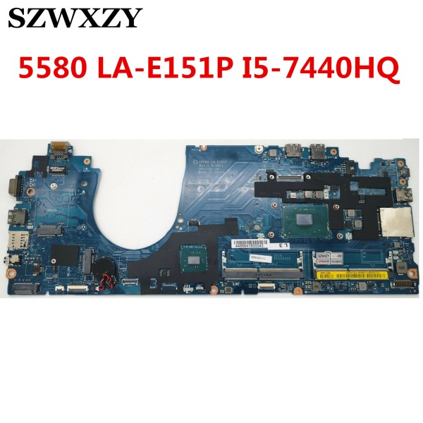 CN-00X00Y CN-08T985 Dell Latitude 5580 노트북 마더보드 CDP80 LA-E151P SR32R i5-7440HQ DDR4 제품 이미지