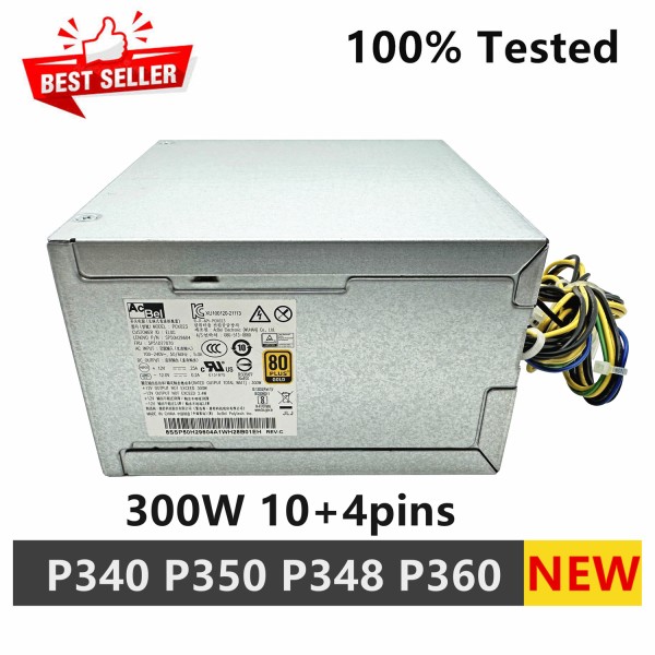 레노버 P340 워크스테이션 M90t 씽크센터 전원 공급 장치 300W SP50H29604 5P51D77070 PCK023 5P50V03184 10+4핀용 새 제품 이미지