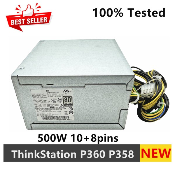 레노버 씽크스테이션용 전원 공급 장치, P360 P358, 500W SP50H29653 5P51D77099 PCK010 HK600-11PP 제품 이미지