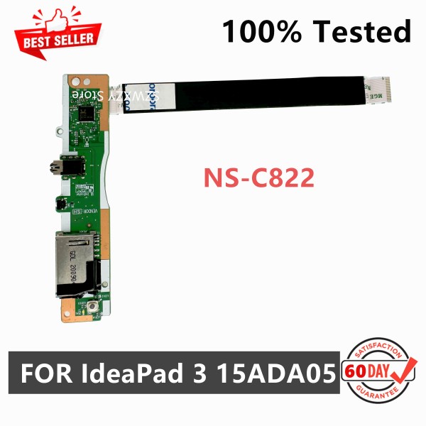 Lenovo IdeaPad 3 15ADA05 노트북 전원 오디오 SD 카드 리더 버튼 보드 케이블 GS550 NS-C822 NBX0001SA10 5C50S25048 제품 이미지