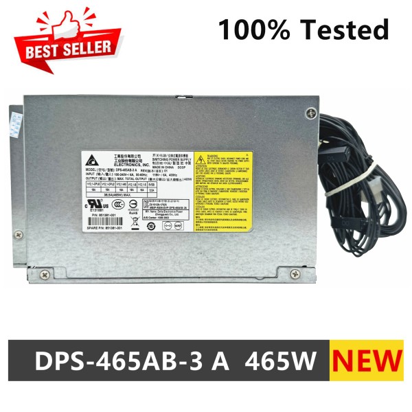 HP Z4 G4 465W 스위칭 전원 공급 장치 DPS-465AB-3 A 용 새 원본 851381 -001 18+12핀 제품 이미지