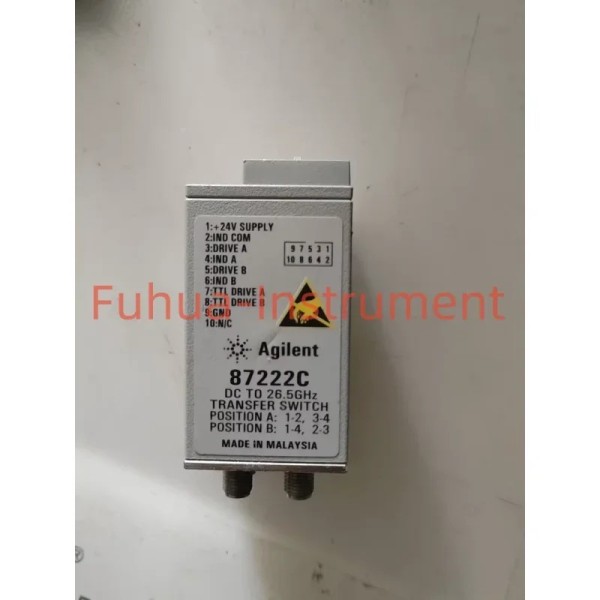 키사이트 아길런트 87222C 동축 전송 EM 스위치 DC-26.5GHz SMA 24V DBDP 제품 이미지