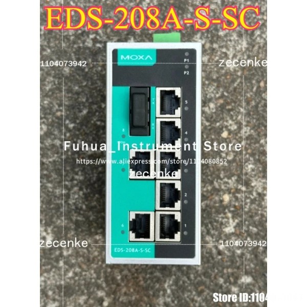 1PC EDS-208A-S-SC 8포트 100Mbps 산업용 등급 스위치 테스트 OK 제품 이미지