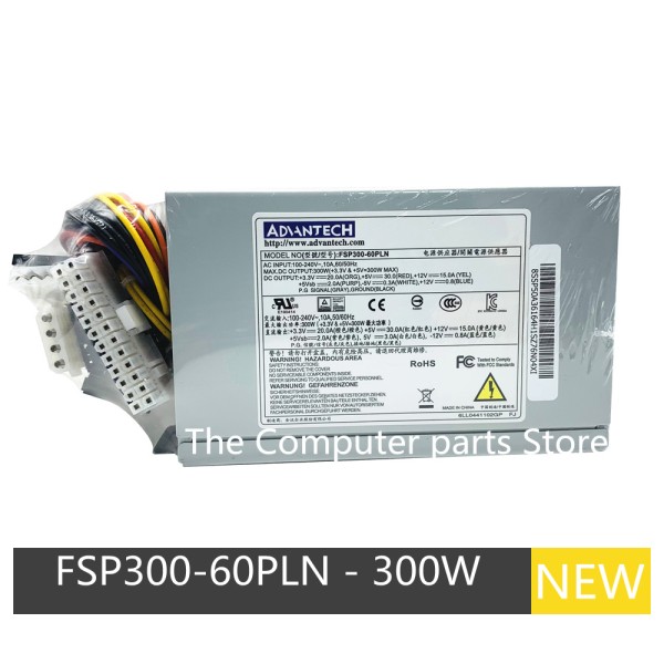 FSP Advantech PSU FSP300-60PLN 전원 공급 장치, 24 핀 커넥터 포함, ATX 12V, 300W 제품 이미지