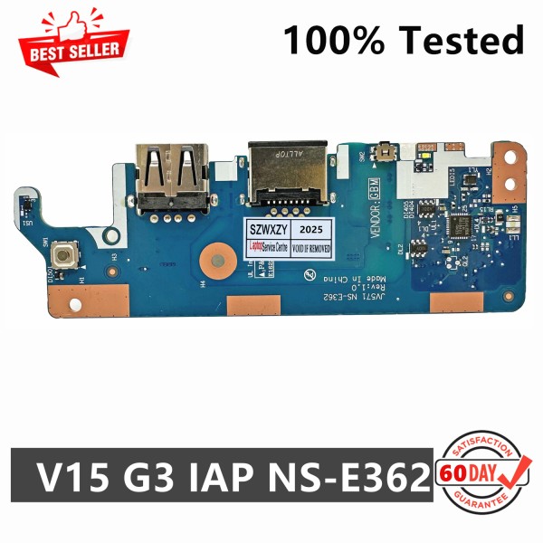 Lenovo V15 G3 IAP G4 IRU 노트북 USB 보드 RJ45 잭 전원 버튼 스위치 5C50S25364 NS-E362 제품 이미지