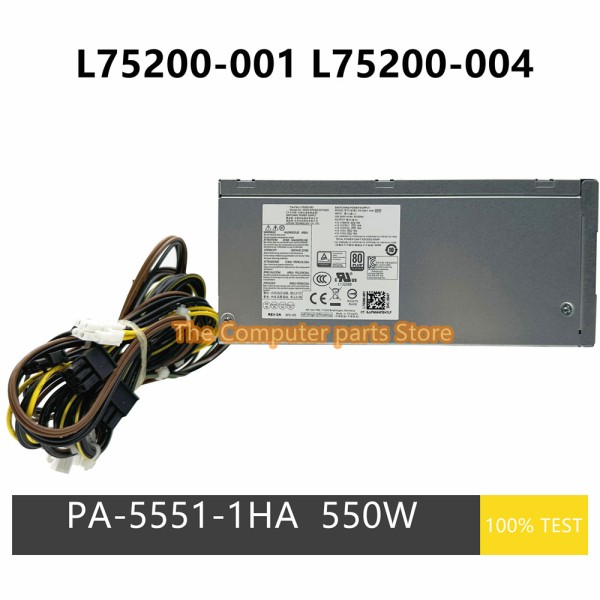 HP Z1 G6 Z2 G5 800 G4 용 전원 공급 장치, L75200-001 PA-5551-1HA PCK026 플러스 플래티넘, 550W 제품 이미지