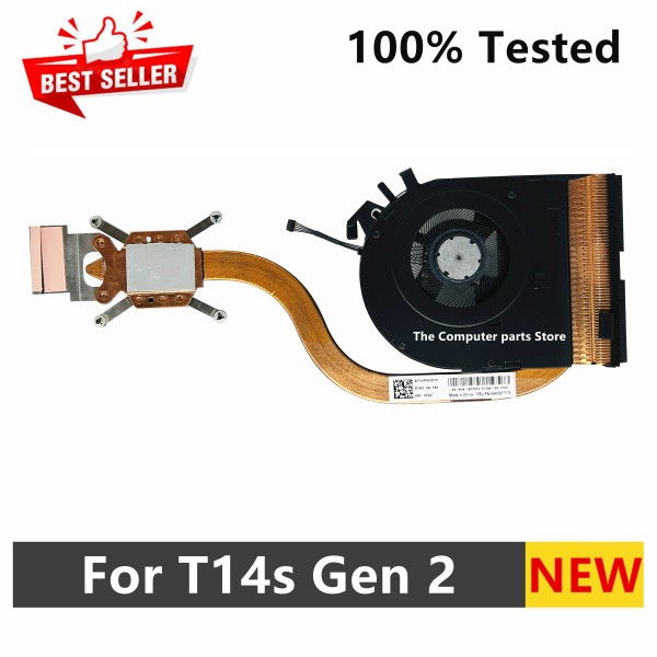Lenovo ThinkPad T14S Gen 2 노트북 냉각 팬 방열판 열 모듈 5H41B77174 용 새 원본 제품 이미지