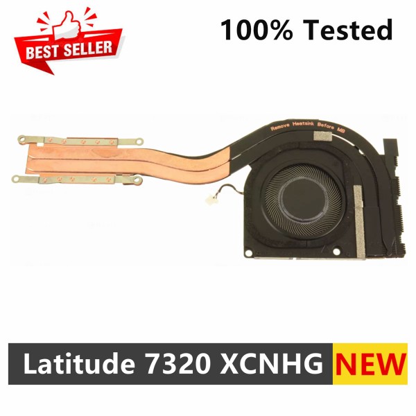 Dell Latitude 7320 노트북 냉각 CPU 방열판 팬 어셈블리 XCNHG 용 새 원본 제품 이미지