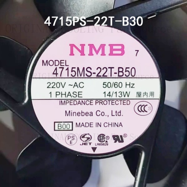 NMB 축류 팬용 새 제품상자 포함 1413W 220VAC 4715PS-22T-B30 12012038mm 라디에이터 제품 이미지
