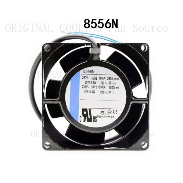신품 밀봉형 캐비닛 냉각 팬 230VAC 12W 70mA 8556N 808038mm Ebmpap스 라디에이터용 제품 이미지