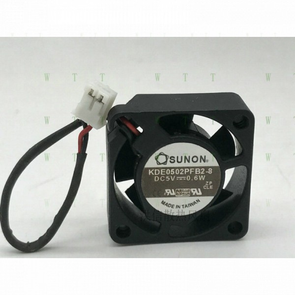 SUNON 팬용 H 1개 2510 KDE0502PFB2-8 DC 5V 0.6W 2.5CM 2핀 제품 이미지