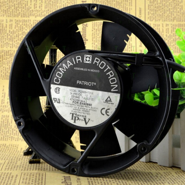 HCOMAIR ROTRON PQ24S6HTDNX 24V 1.0A 17251 3선 금속 이중 볼 냉각 팬 제품 이미지