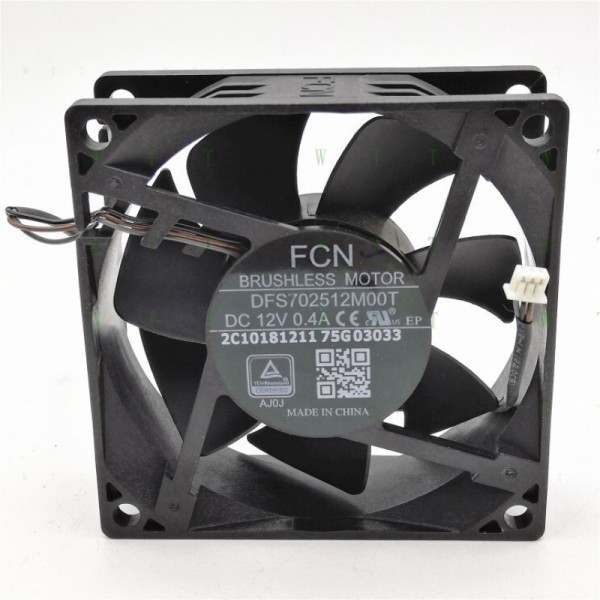 H1 PCS FCN 팬 DFS702512M00T DC12V 0.4A 7025 7CM 3 핀 프로젝터 냉각 제품 이미지