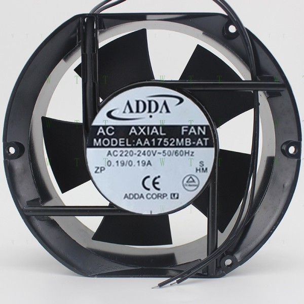 H1 PCS ADDA 팬 AA1752MB-AT 220V AC 17251 17cm 2선 알루미늄 프레임 제품 이미지