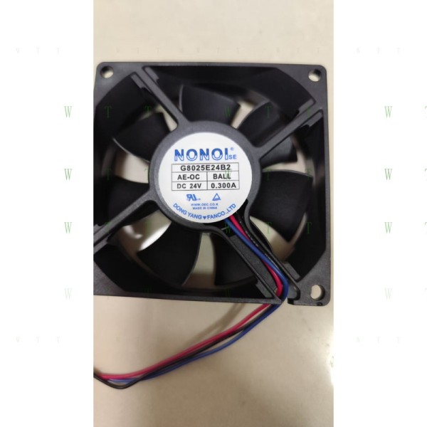 NONOIse 팬용 H 1 PCS G8025E24B2 DC24V 0.30A 808025mm 3선 냉각 제품 이미지
