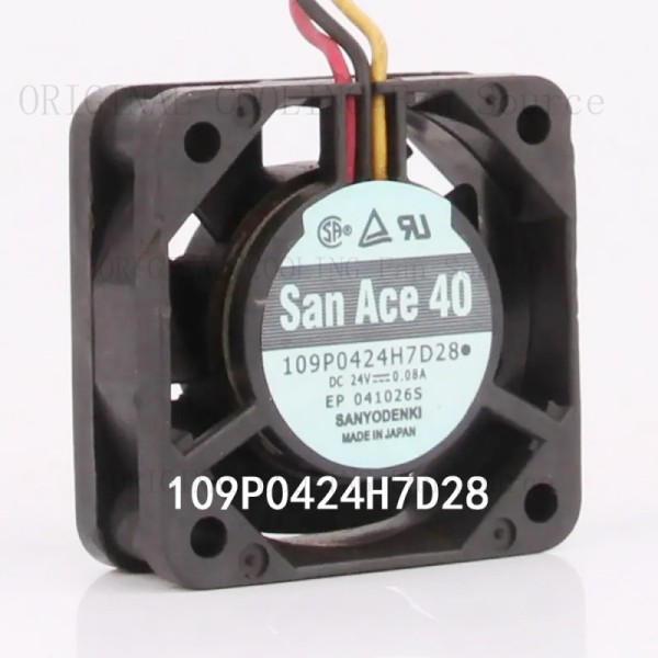 H새 제품 밀봉형 인버터 팬 24VDC 0.08A 404015mm 109P0424H7D28 SANYO 라디에이터용 제품 이미지