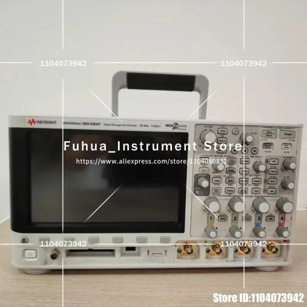 1PC Agilentt Keysight InfiniiVision DSOX3034T 오실로스코프 파형 발생기 상태 양호하게 테스트 완료됨 제품 이미지