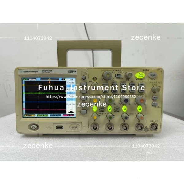 Agilent Keysight DSO1024A 오실로스코프, 200MHz, 4채널, 상태 양호 제품 이미지