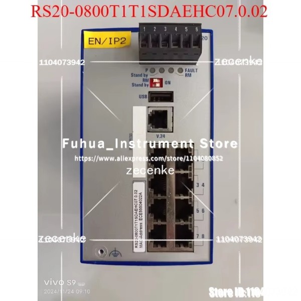 Hirschmann RS20 산업용 스위치 RS20-0800T1T1SDAEHC07.0.02 제품 이미지