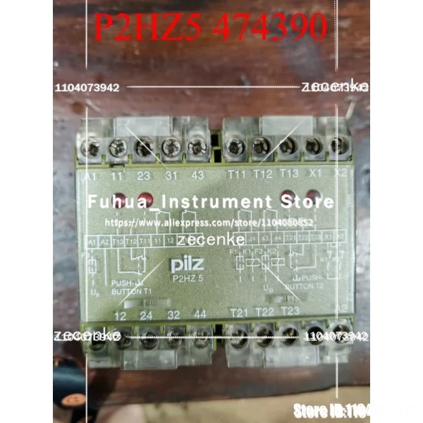 1pc Pilz P2HZ5 474390 양손 안전 릴레이 24VDC 2NO2NC 제품 이미지