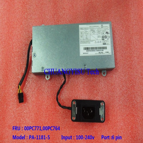 기존 AIO M820Z,M920Z 전원 공급 장치,6Pin 180W,00PC771,00PC764,PA-1181-5용 , 완벽하게 작동 제품 이미지