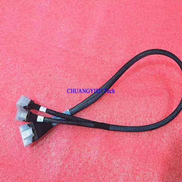 Freeship Slim SAS4.0 SFF-8654 8i - 4i ×2 변환 케이블, PCIe4.0,60cm,25CFI-725700-B0R 제품 이미지