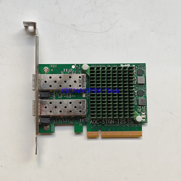 AOC-STGN-I2S,82599ES, 듀얼 포트, 10GbE, 이더넷 어댑터 X520-DA2, 잘 작동 제품 이미지