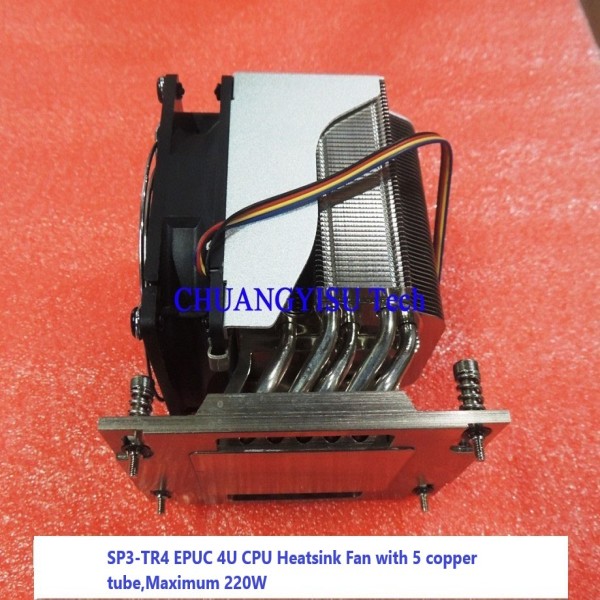 EPYC SP3-TR4 sWRX8 4U 2U CPU 방열판 팬용 Freeship구리 튜브 5개 포함최대 220W,6 제품 이미지
