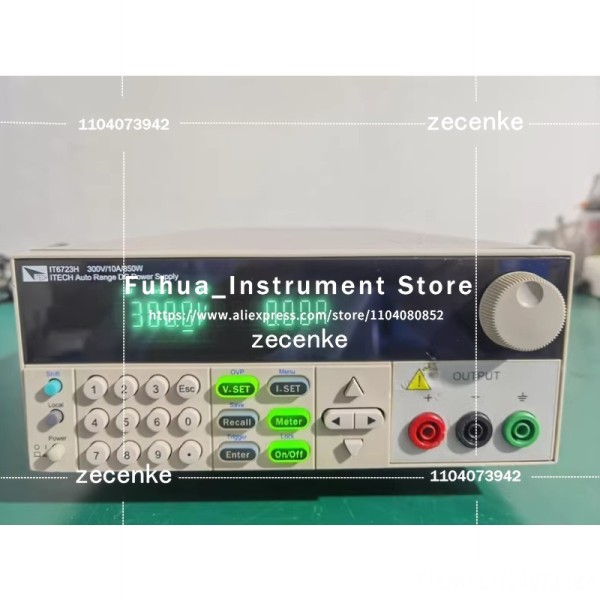 ITECH IT6723H 300V 10A 850W 자동 범위 조정 DC 전원 공급 장치, 양호한 상태로 테스트 완료 제품 이미지