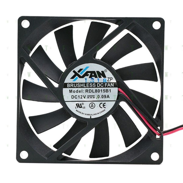 HXinruilian RDL8015B1 8CM 12V 0.09A 조용한 컴퓨터 케이스 CPU 팬 제품 이미지