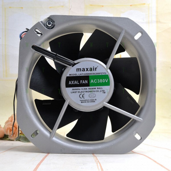 HMaxair LKT22580B38 200FZY3 380v 캐비닛 환기 금속 냉각 팬 제품 이미지
