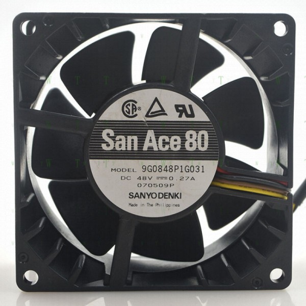 SONYO 8038 48V 0.27A 9G0848P1G031 더블 볼 9CM 냉각 팬용 H 1개 제품 이미지
