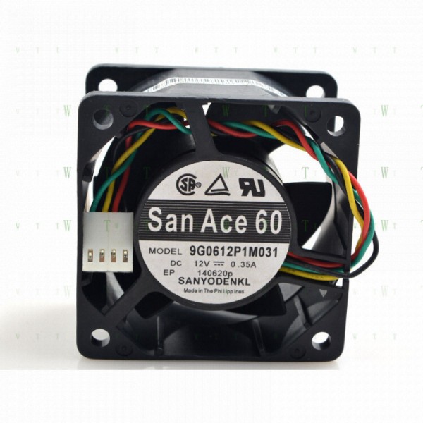 H1개 산요 12V 0.35A 9G0612P1M031 6038 6cm 더블 볼 무소음 냉각 팬 제품 이미지