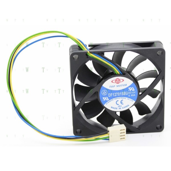 HTOP MOTOR DF127015BU 12V 0.8A 7CM 듀얼 볼 고풍량 냉각 팬 제품 이미지
