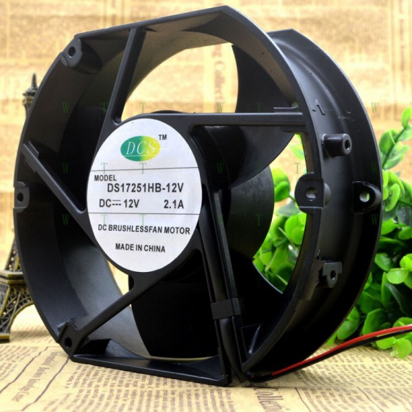 DCS 17CM DS17251HB-12 12V 2.1A 51MM 캐비닛 냉각 팬용 H 제품 이미지