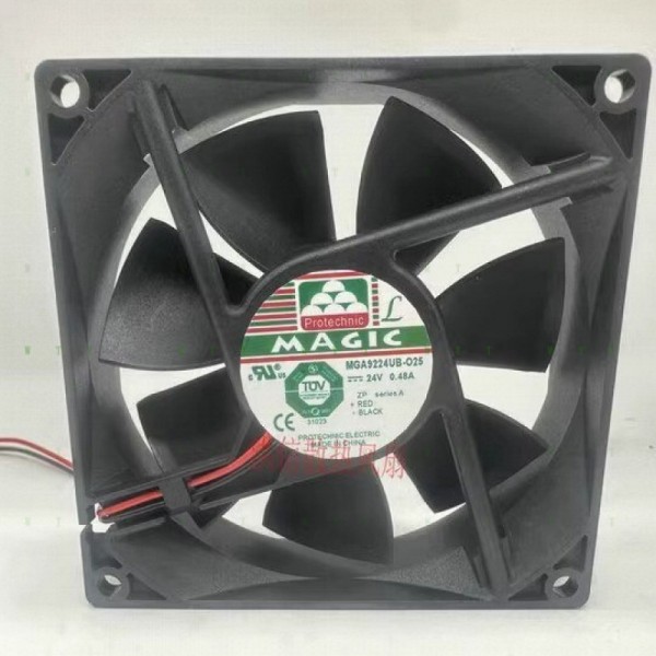 HProtec MGA9224UB-O25 9225 24V 0.48A DC 팬 1개 제품 이미지