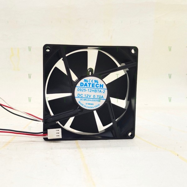 H1 PCS DATECH 팬 0925-12HBTA-2 DC 12V 0.7A 9025 9CM 3 핀 냉각 제품 이미지