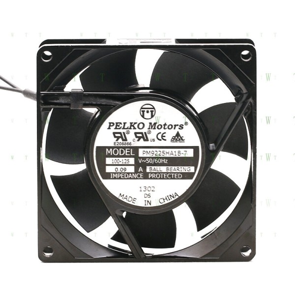 Hfor PELKO MOTORS PM9225HA1B-7 9225 100V 0.09A 저소음 AC 알루미늄 기계 냉각 팬 제품 이미지