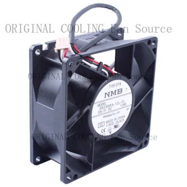 NMB 팬용 B+ 1PCS 09238RA-12L-FL 929238MM DC 12V 1.06A 3선 냉각 제품 이미지