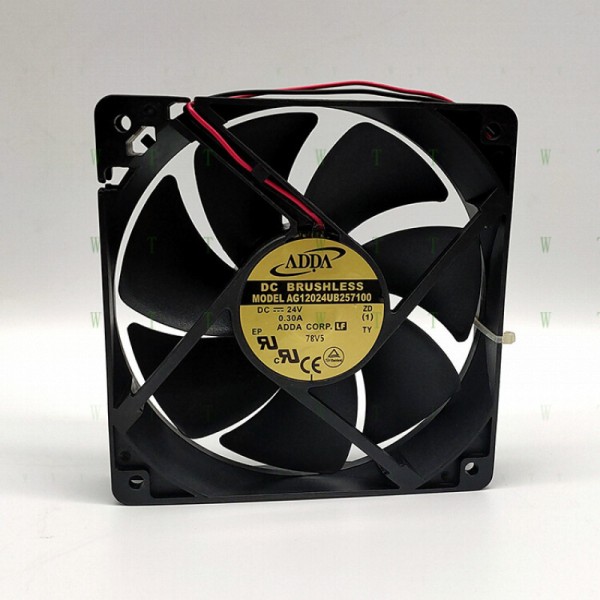 H1개 ADDA 124V0.30A AG12024UB257100 인버터 12cm 냉각 팬 제품 이미지