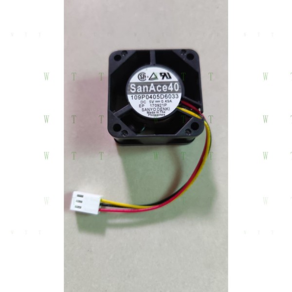 SANYO 팬용 H 1 PCS 109P0405D6033 DC 5V 0.49A 4020 4CM 3 핀 냉각 제품 이미지