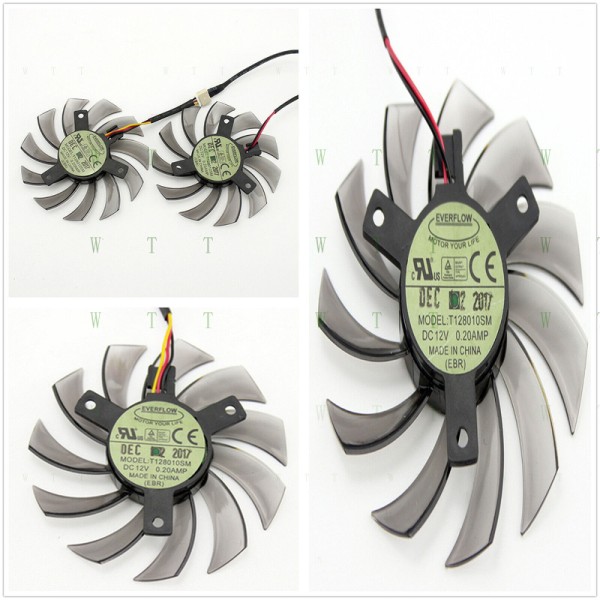 HH T128010SM 그래픽 팬 비디오 카드 냉각 GV-N560OC GTX670 키트용 제품 이미지