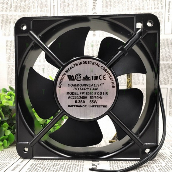 HCOMMON WEALTH FP-18060EX-S1-B 18060 18CM 220V 65W 축류 팬 냉각 제품 이미지
