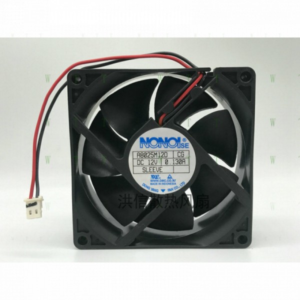 H1개 무소음 팬 A8025M12D CG DC12V 0.130A 8CM 2핀 제품 이미지